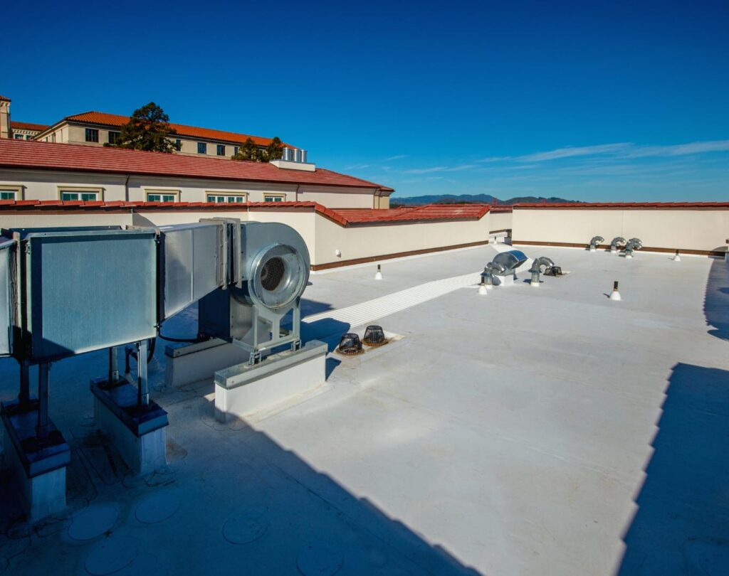 Finished exterior displaying PVC Roofing services in Waco, TX built to resist heat, moisture, and chemical exposure