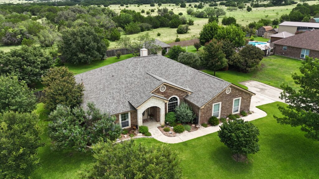 Finished residential property displaying Residential Roofing services in Coryell County, TX built to withstand heat, storms, and aging materials
