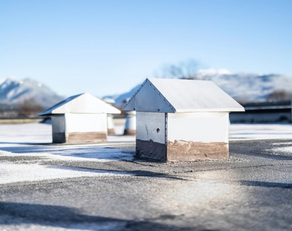 Low-slope roof installation showcasing Modified Bitumen Roofing in Waco, TX applied for enhanced waterproofing and long-term durability