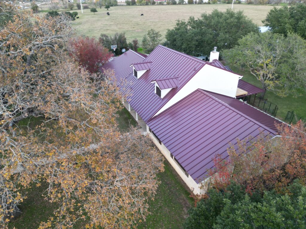 Residential installation showcasing Metal Roofing in Waco, TX with standing seam panels designed for durability and energy efficiency