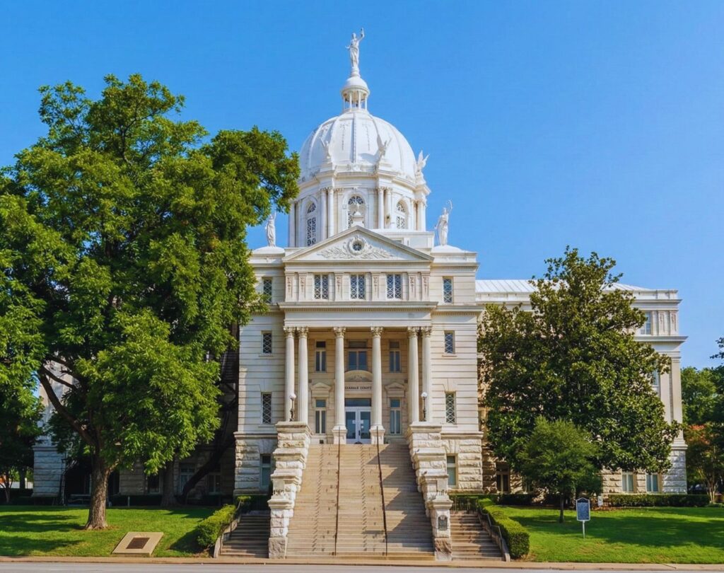 The McLennan County Courthouse, McLennan County, TX