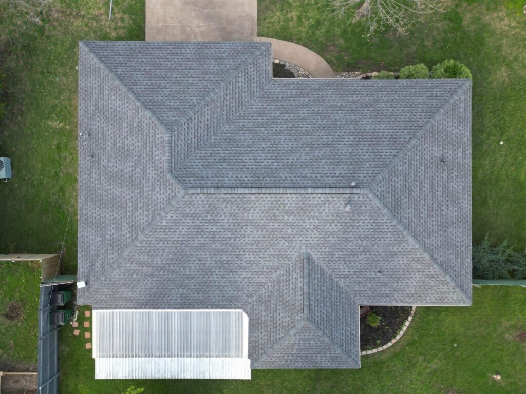 Completed home exterior showcasing Residential Roofing in Killeen, TX installed for lasting durability and storm protection