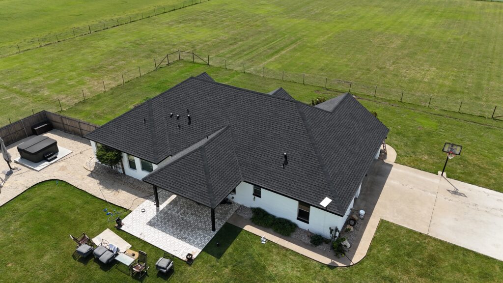 Completed home exterior showcasing Shingle Roofing in Belton, TX installed for long-lasting durability and improved curb appeal