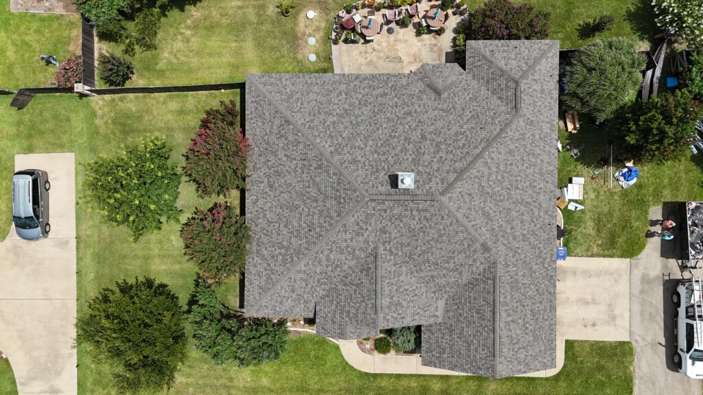 Completed home exterior showcasing Shingle Roofing in Killeen, TX installed for long-lasting durability and enhanced curb appeal