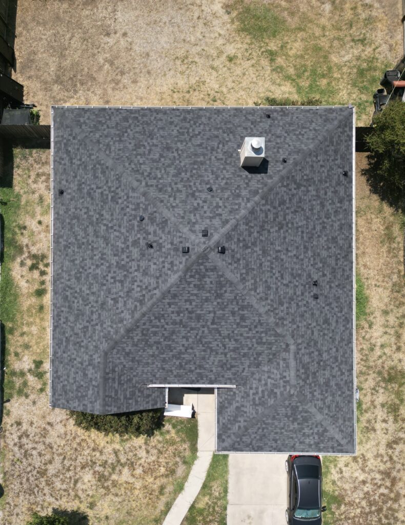 Finished residential property displaying Shingle Roofing services in Temple, TX built to withstand heat, storms, and everyday wear
