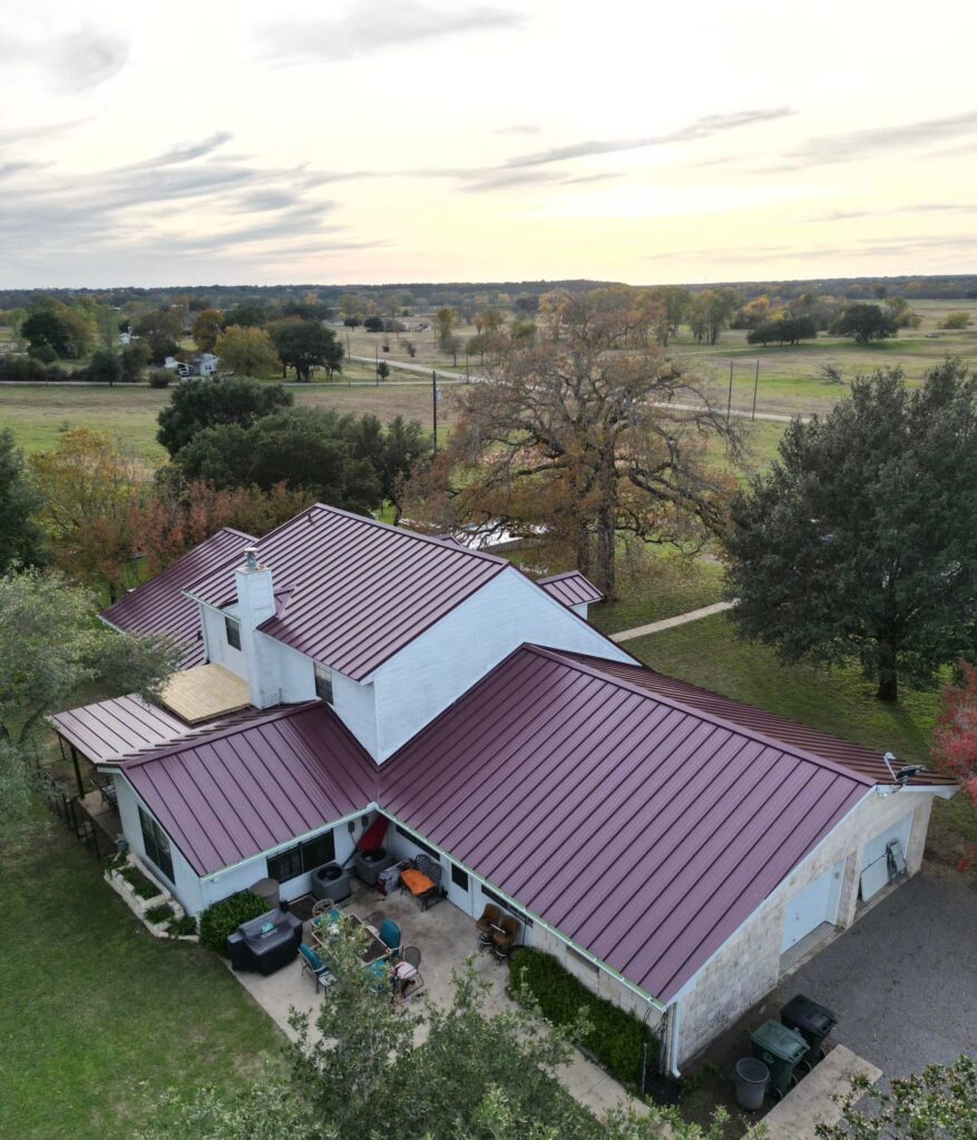 Finished residential property displaying Metal Roofing services in Copperas Cove, TX built to withstand heat, storms, and long-term exposure