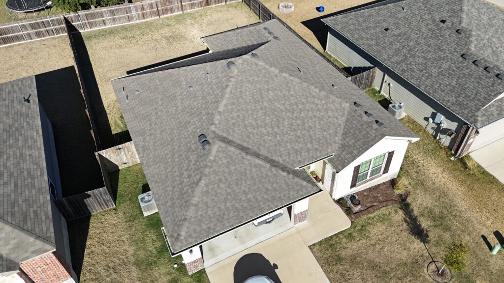 Seamless Gutter Installation in Hewitt, TX completed to improve rainwater drainage and protect the home's foundation and exterior