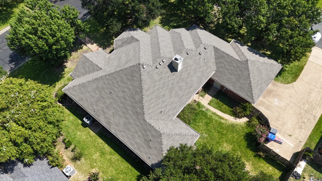 Seamless Gutter Installation in Temple, TX completed to improve rainwater drainage and protect the home's foundation and exterior