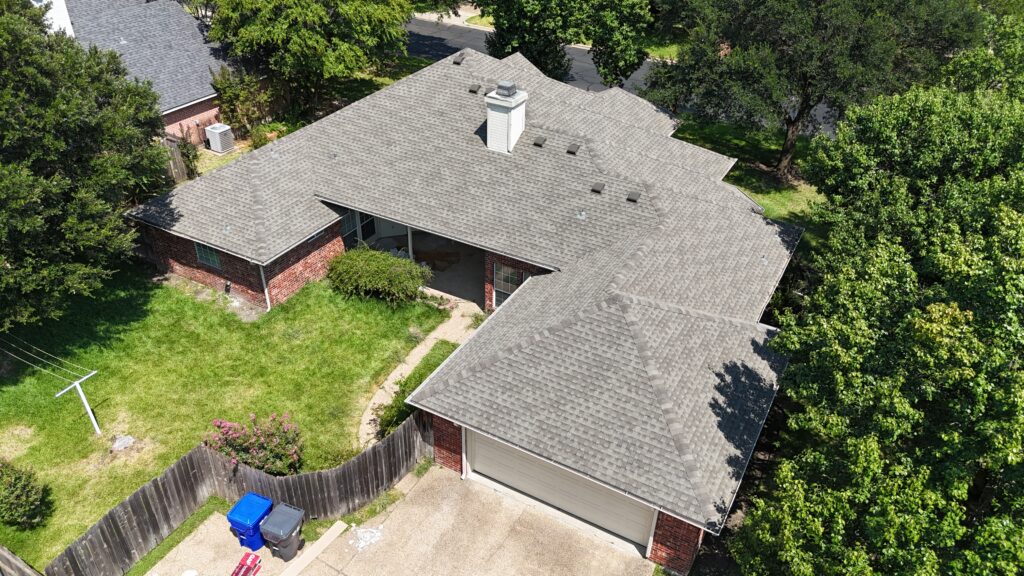 Seamless Gutter Installation in Waco, TX completed to improve rainwater drainage and help protect the home’s foundation and exterior